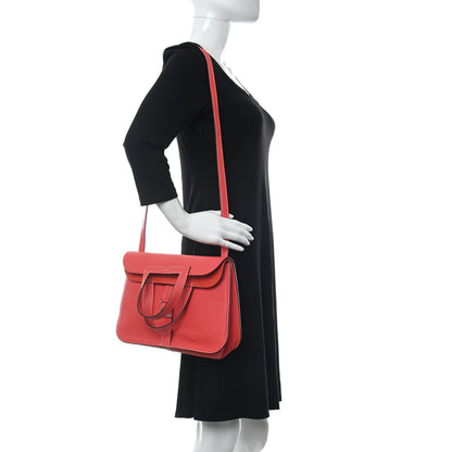 Hermes Taurillon Clemence Halzan 31 Rose Jaipur 2 of 11