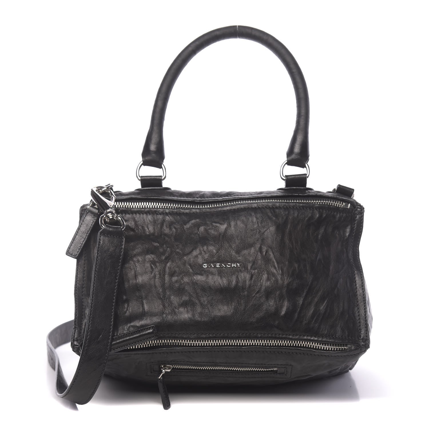 Givenchy Tumbled Sheepskin Medium Pandora Bag Black 1 of 11