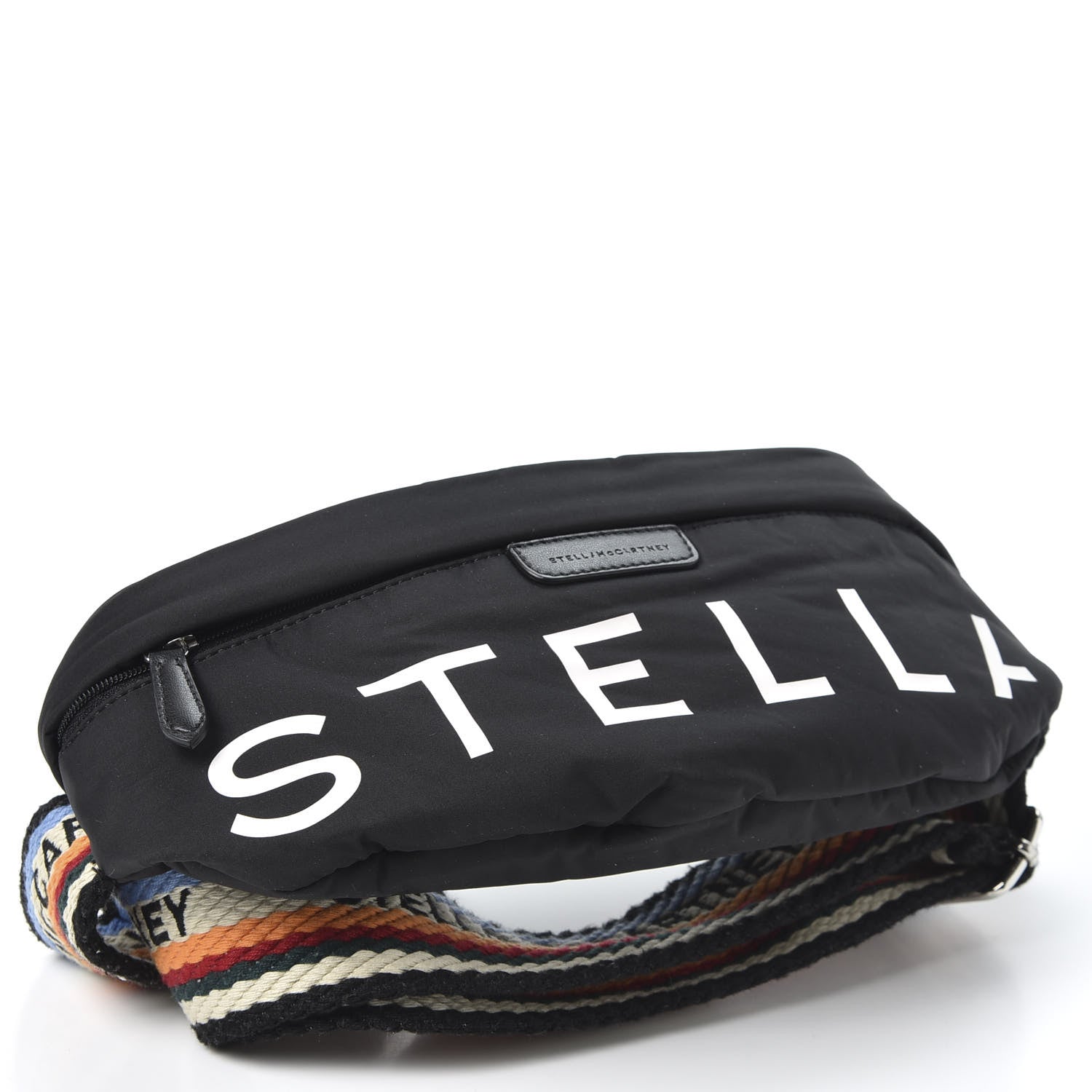 Stella McCartney Eco Padded Nylon Logo Falabella Bum Bag Black Multicolor 3 of 9