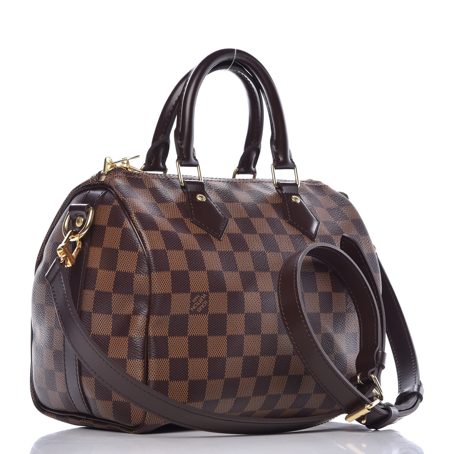 Louis Vuitton Damier Ebene Speedy Bandouliere 25 4 of 8