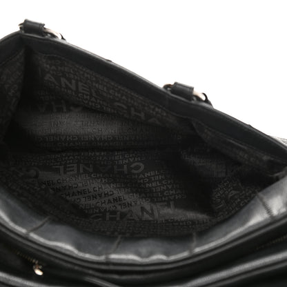 Chanel Caviar Square Stitched Large Tote Black 5 of 15