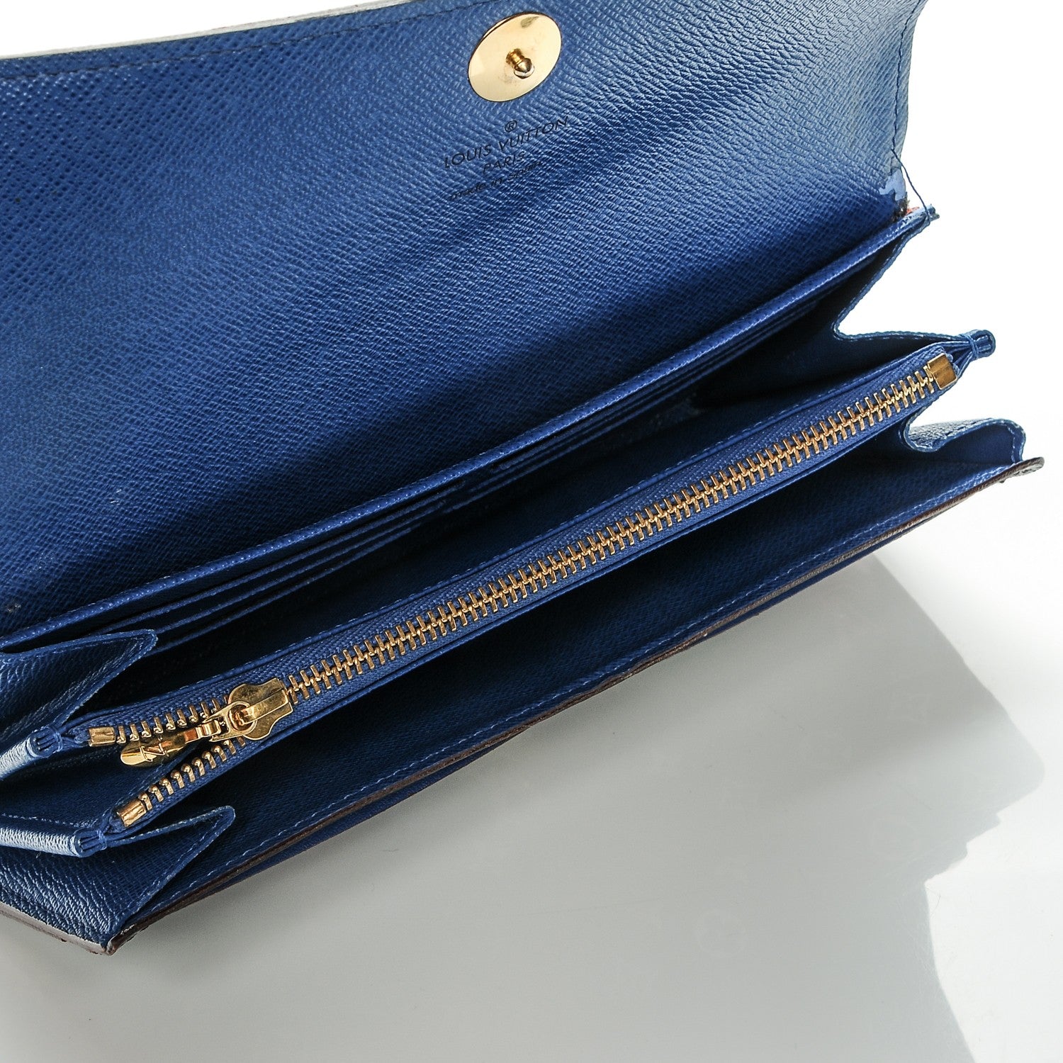 Louis Vuitton Monogram Multicolor Sarah Wallet Black Bleuet 6 of 8