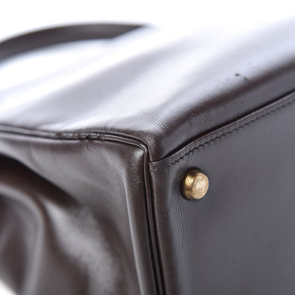 Hermes Box Kelly Retourne 32 Chocolate 42 of 64