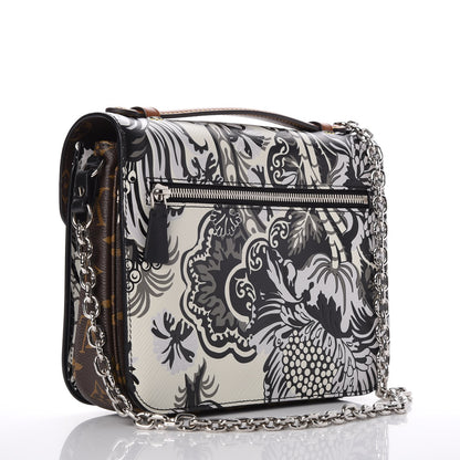 Louis Vuitton Epi Monogram Floral Pochette Metis Black White 2 of 11