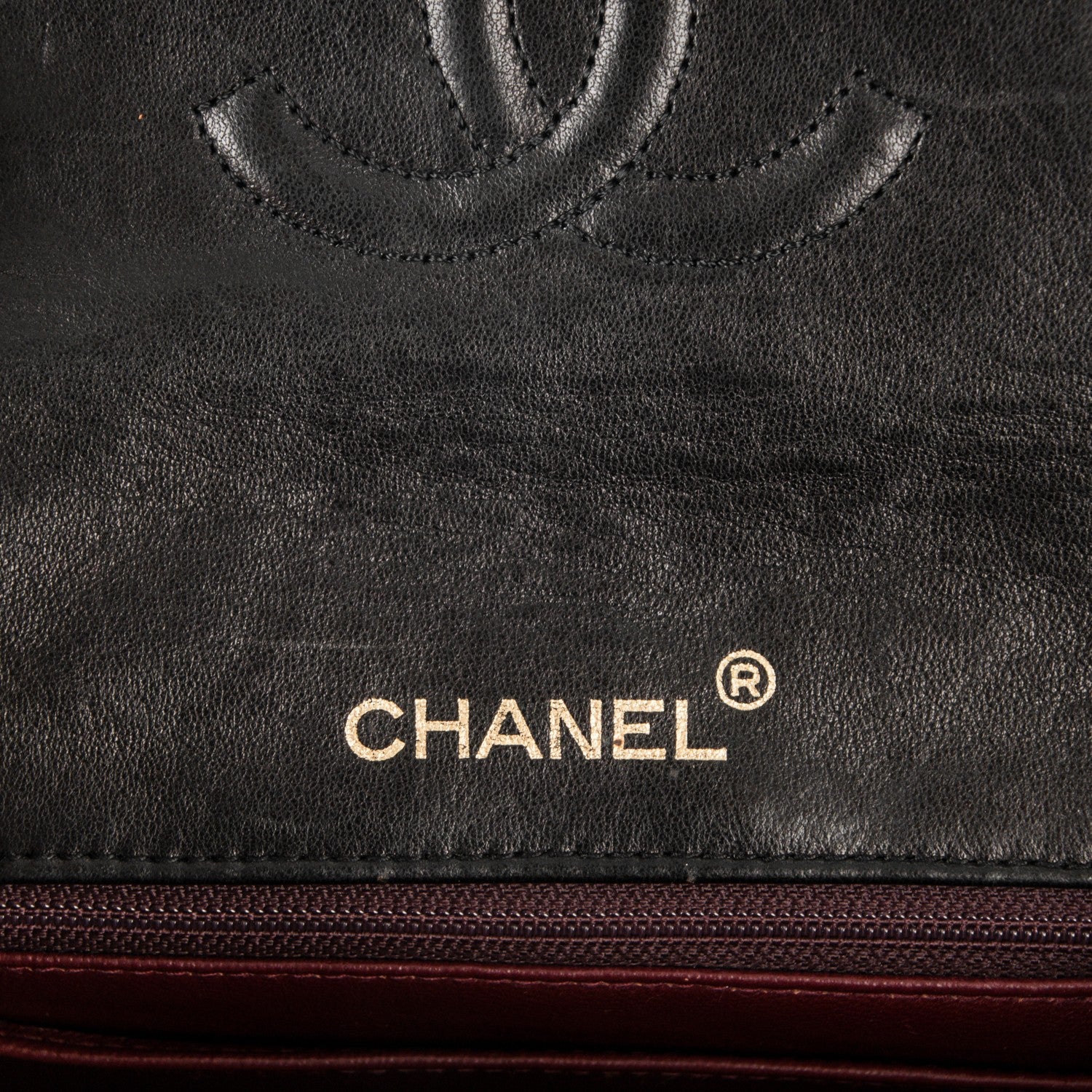 Chanel Lambskin Quilted Mini Square Flap Black 6 of 7