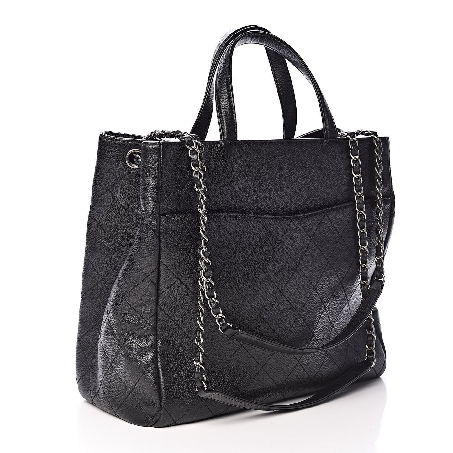 Caviar Shopping Tote Black