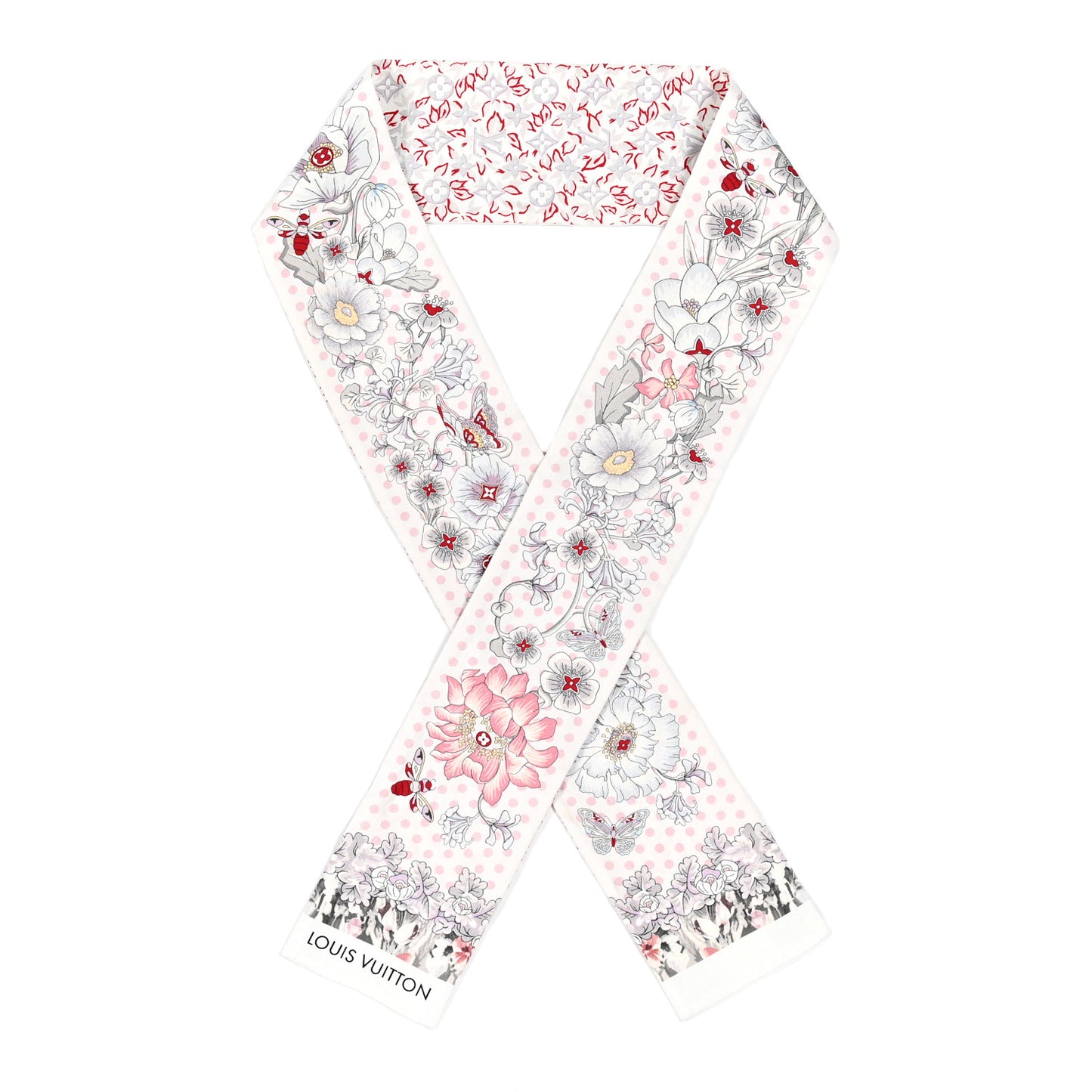 Silk Louis In The Garden Bandeau White