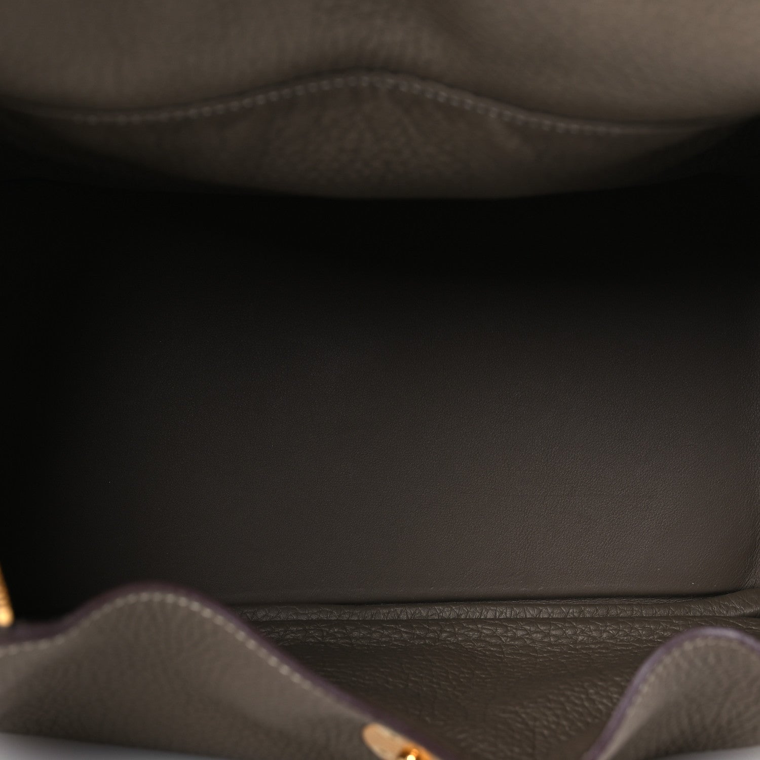 Hermes Taurillon Clemence Lindy 26 Etoupe 5 of 17