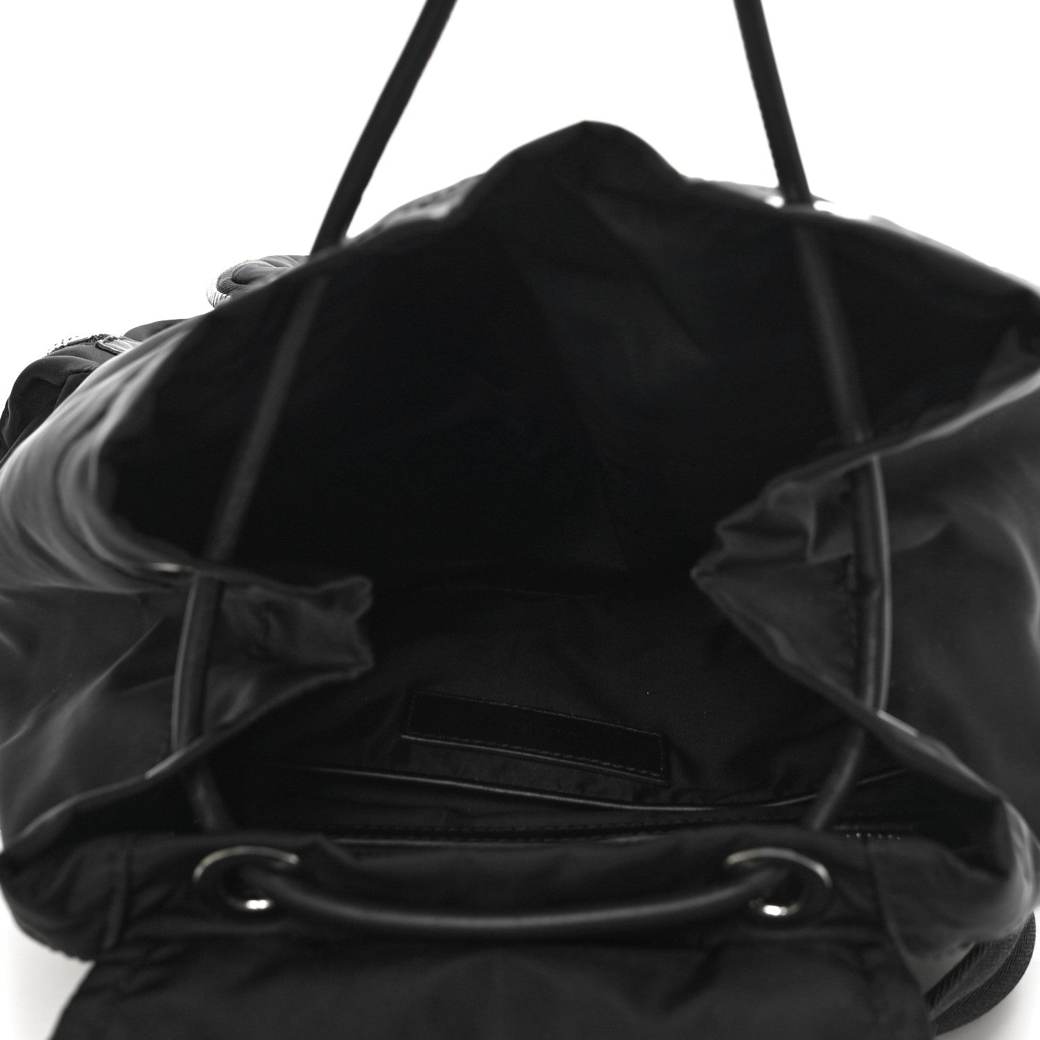 Burberry Nylon Logo Print Medium Rucksack Backpack Black 5 of 10
