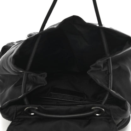 Burberry Nylon Logo Print Medium Rucksack Backpack Black 5 of 10