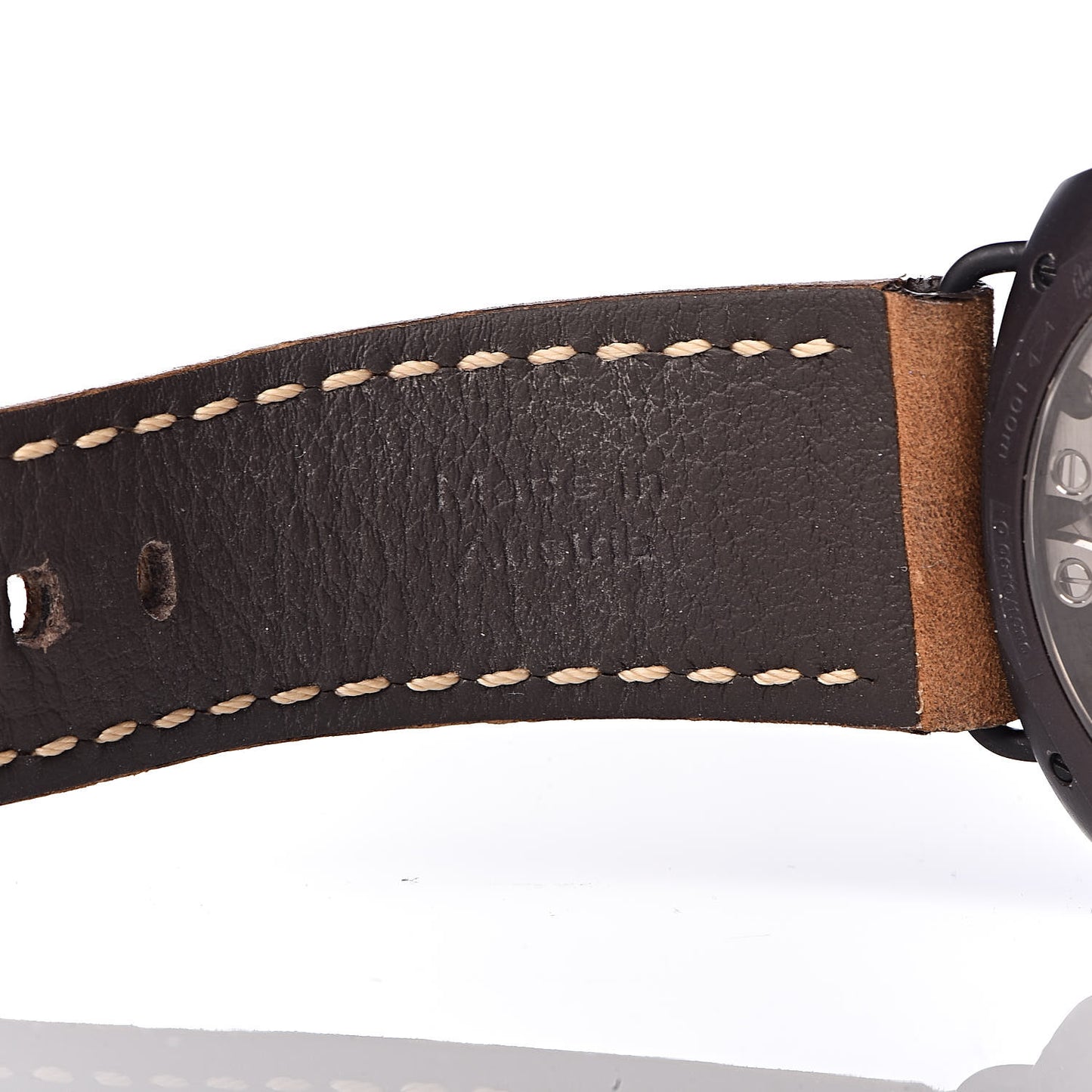 Stainless Steel Calfskin 47mm Radiomir Composite Automatic Watch Black PAM00504