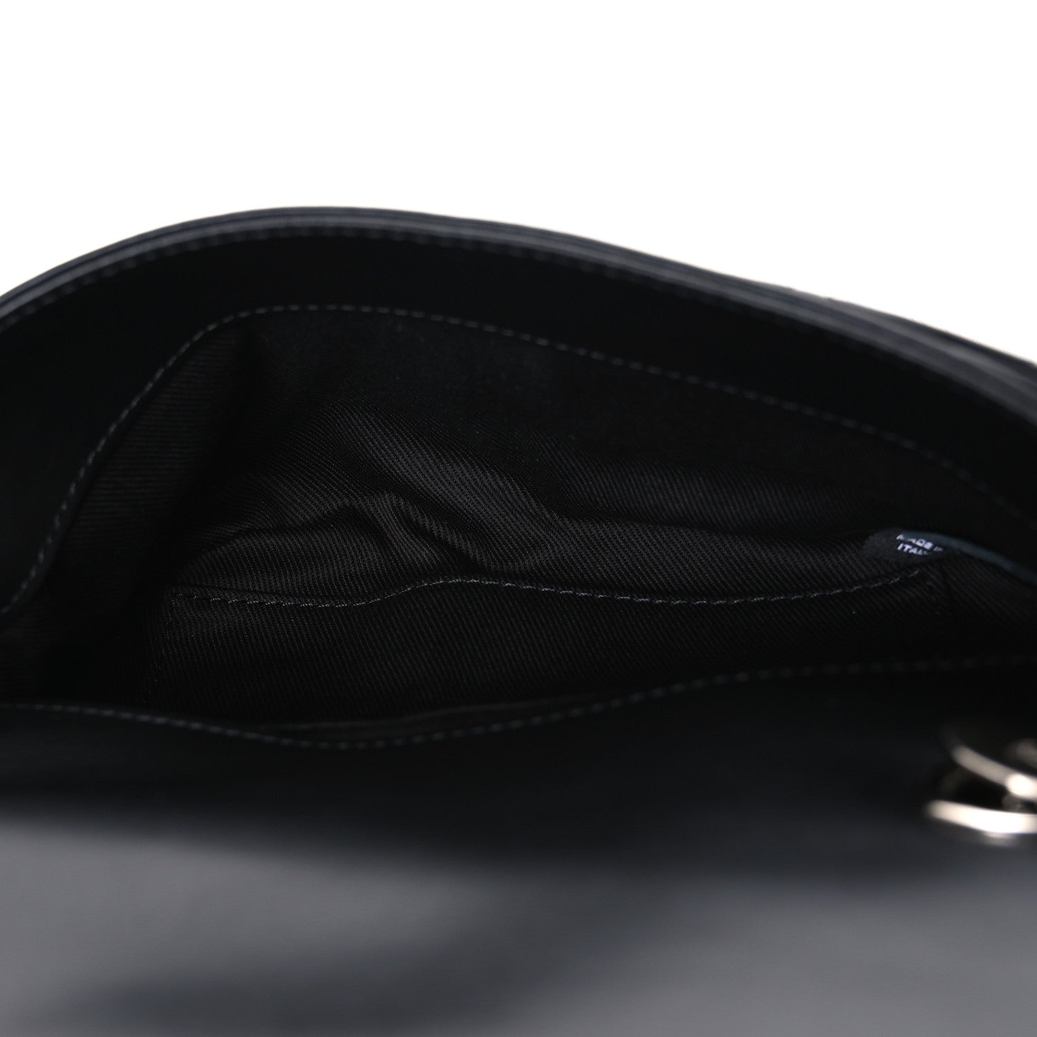 Chanel Calfskin Quilted CC Uniform Flap Belt Bag Black 4 of 10