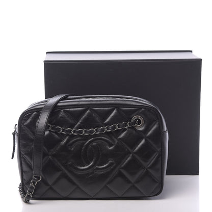 Chanel Calfskin Quilted Small Ballerine Camera Case Black 11 of 11