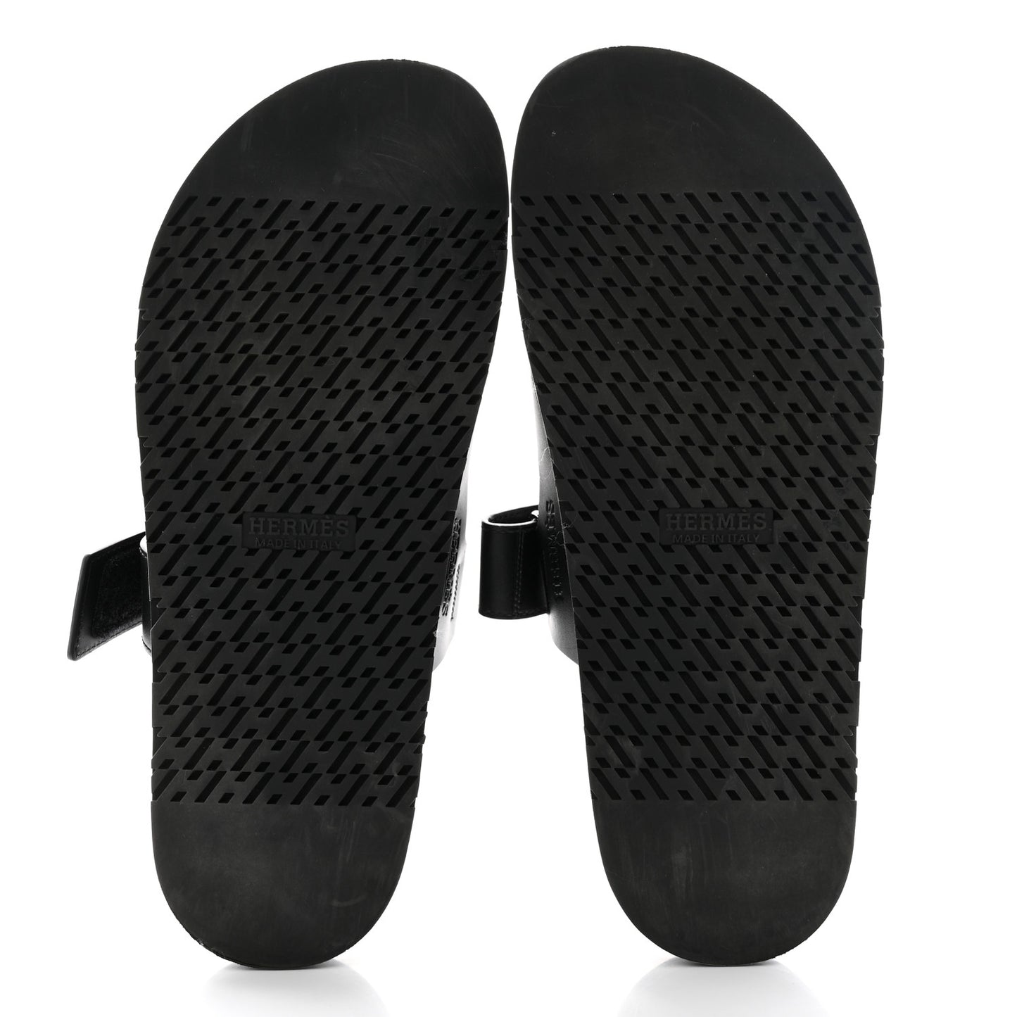 Calfskin Mens Chypre Sandals 44.5 Black
