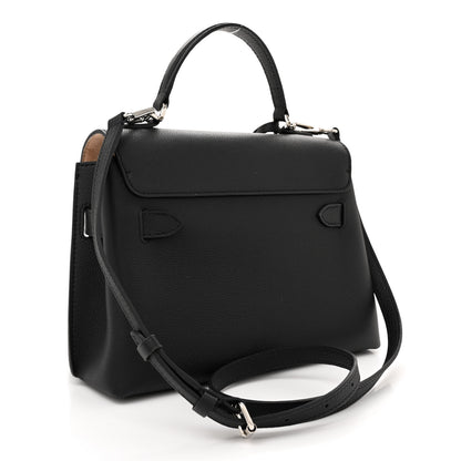 Louis Vuitton Calfskin Lockme Ever BB Black 3 of 9