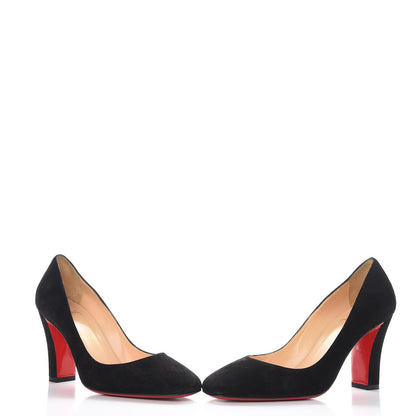 Christian Louboutin Suede Viva 85 Pumps 37 Black 6 of 12