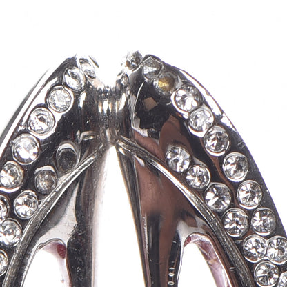 Christian Louboutin Satin Crystal Loubi Lula Frame Pouch Black 12 of 12