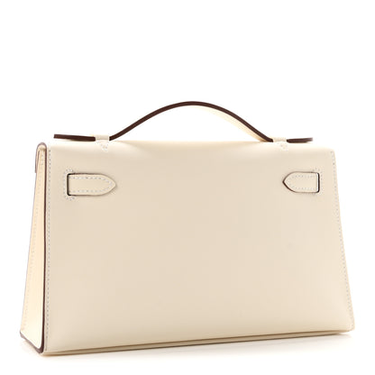 Hermes Swift Kelly Pochette Clutch Nata 3 of 10