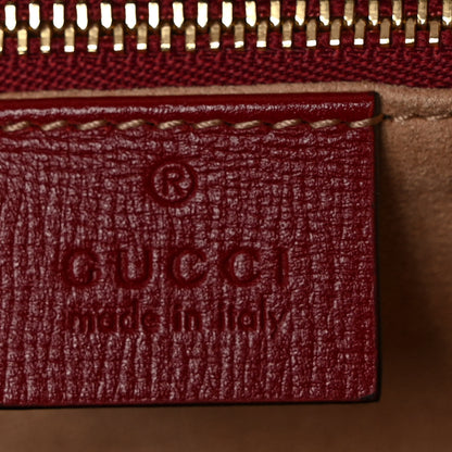 Gucci Azalea Calfskin Horsebit 1955 Shoulder Bag New Cherry Red 6 of 10