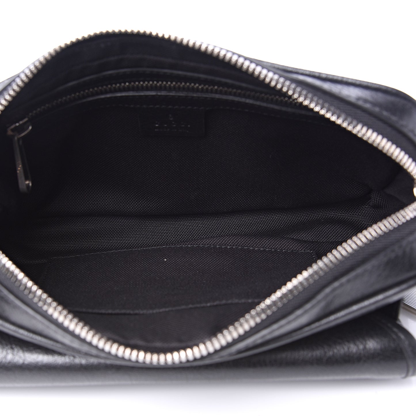Fluffy Calfskin Morpheus Belt Bag 85 34 Black