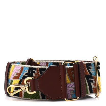 Fendi X SARA COLEMAN Canvas Vitello King FF Fish Eye Strap You Multicolor 1 of 5