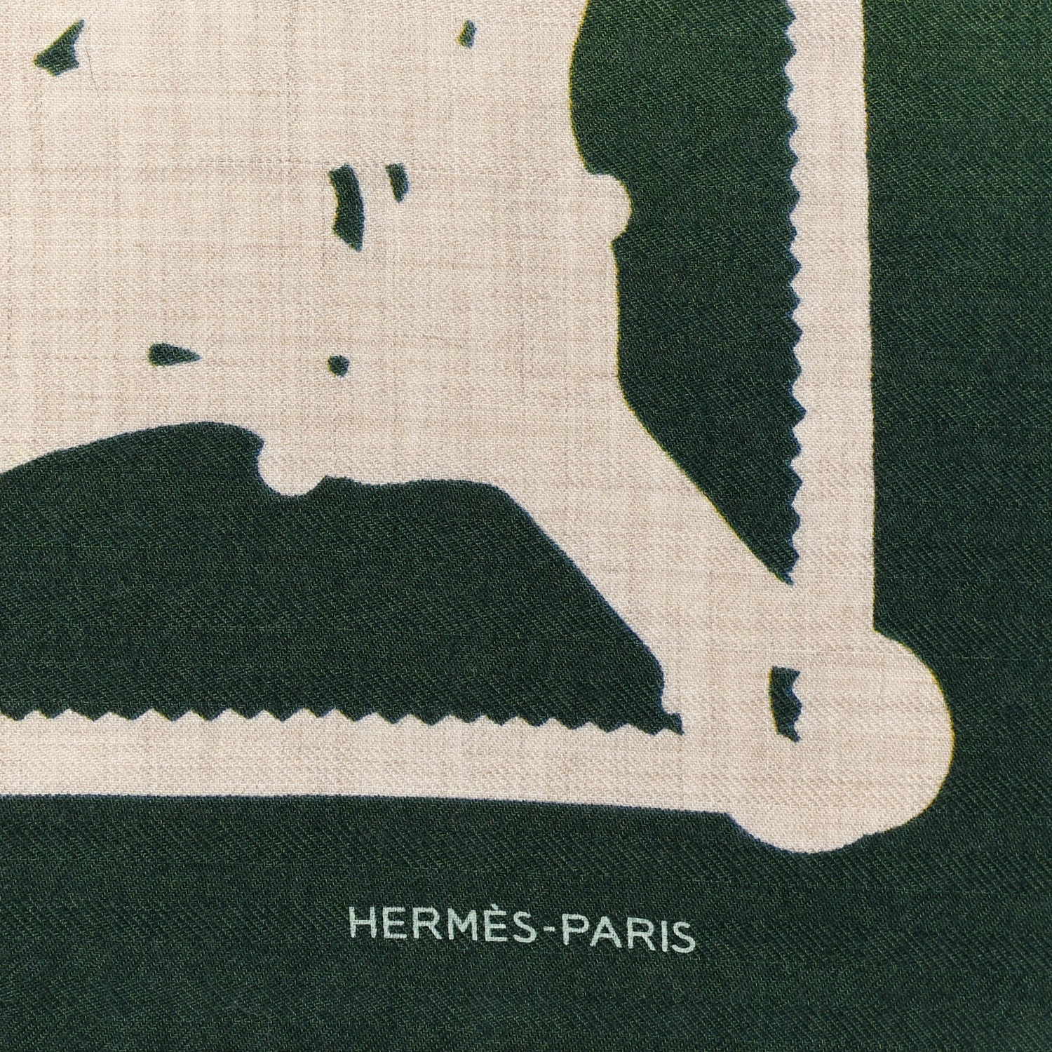 Hermes Cashmere Silk Etrier Chromatique Scarf 100 Bleu Jaune Vert 2 of 6