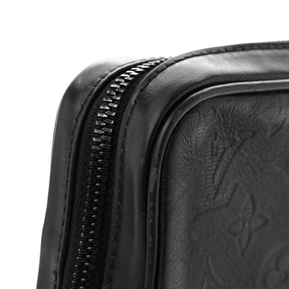 Louis Vuitton Calfskin Monogram Shadow Danube PM Black 12 of 12