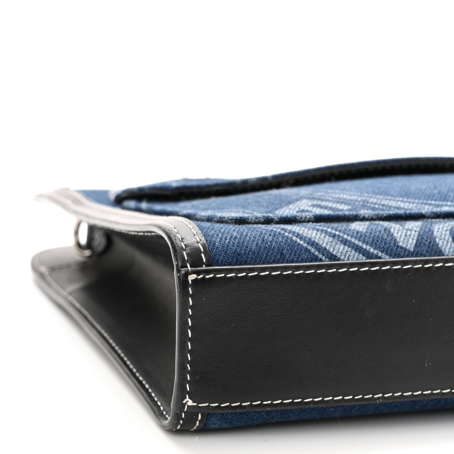 Burberry Denim Smooth Calfskin Mini Pocket Bag Blue 8 of 10
