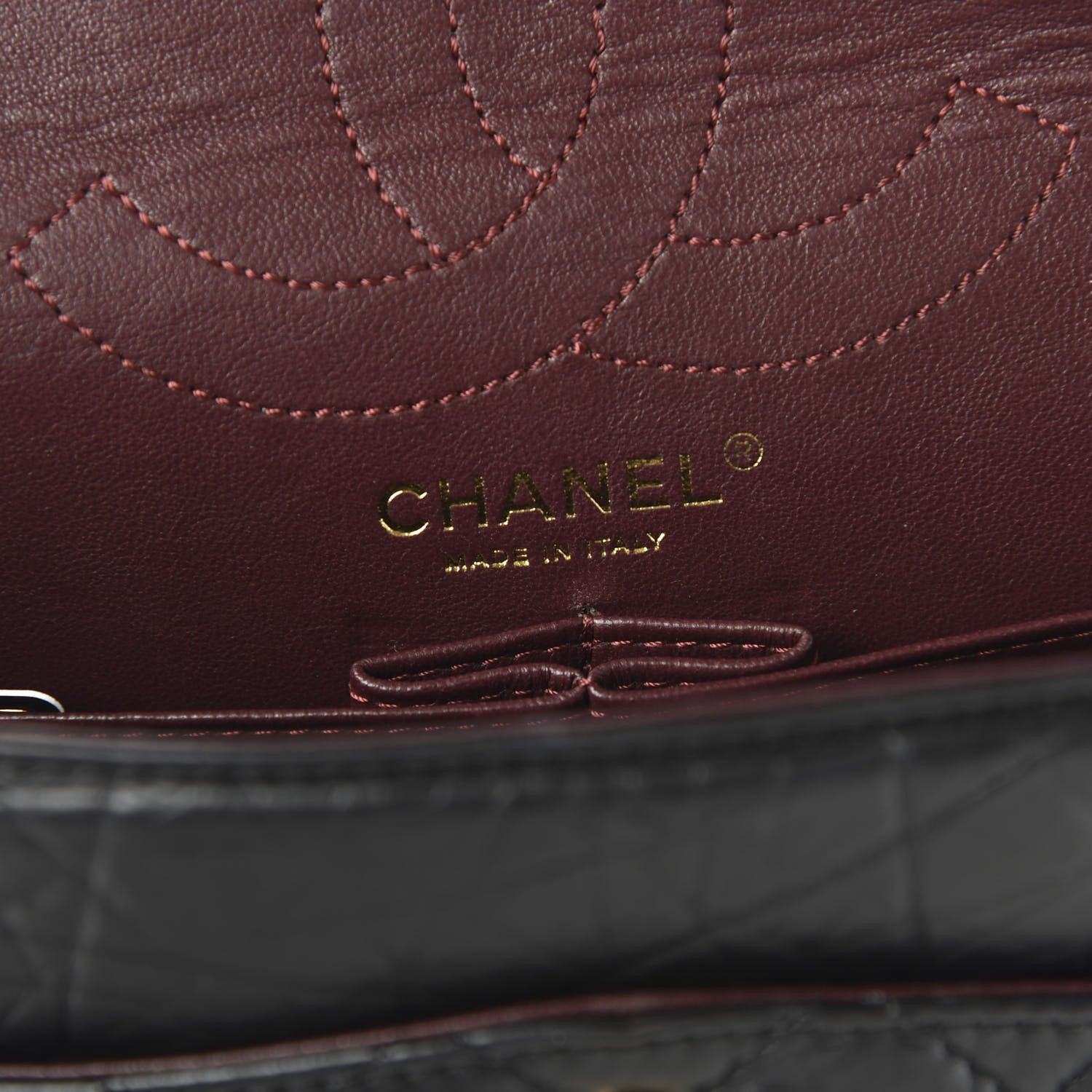 Chanel Aged Calfskin Quilted 2.55 Reissue 226 Flap Black 8 of 11
