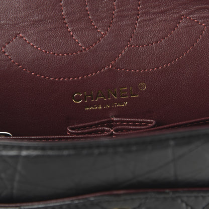 Chanel Aged Calfskin Quilted 2.55 Reissue 226 Flap Black 8 of 11