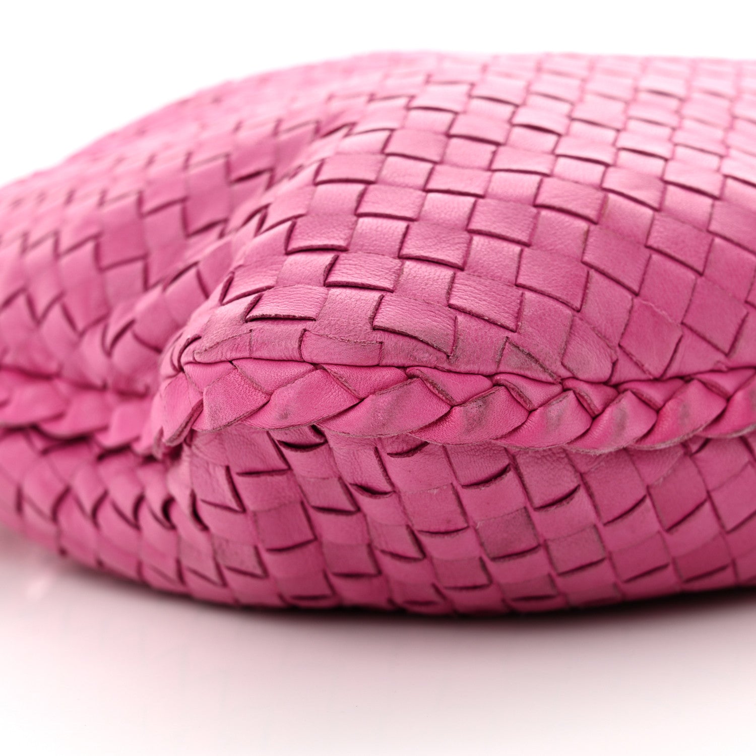 Bottega Veneta Nappa Intrecciato Medium Veneta Hobo Fuchsia 9 of 12