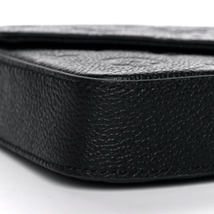 Louis Vuitton Empreinte Pochette Felicie Chain Wallet Black 8 of 12