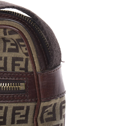 Fendi Zucchino Vitello Crossbody Messenger Mogano Panna Bruciato 13 of 14