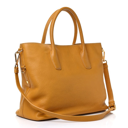 Prada Vitello Daino Tote Mimosa 2 of 4