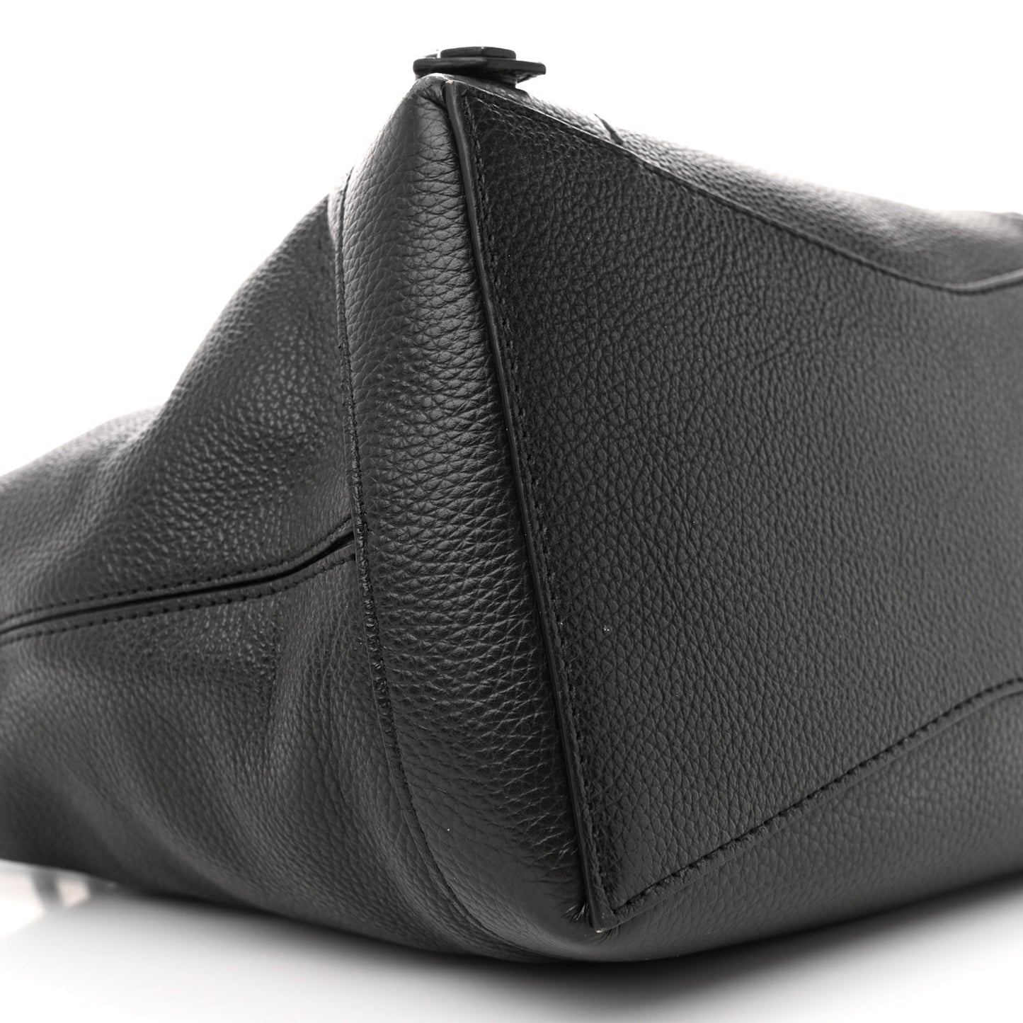 Grained Calfskin Black Hardware Small Neo Classic Hobo Black