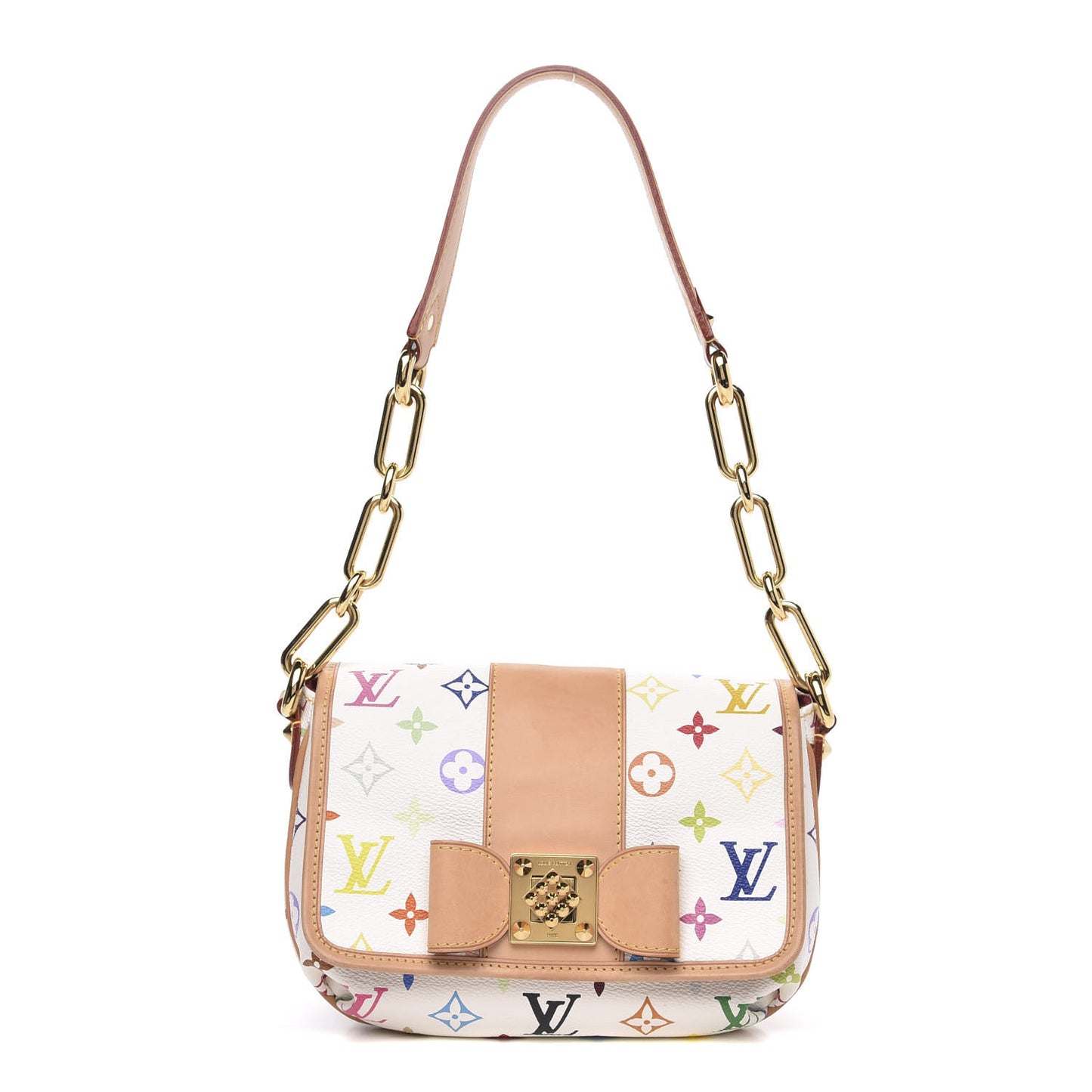 Monogram Multicolor Patti White