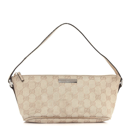 Gucci Monogram Boat Pochette Beige 1 of 17
