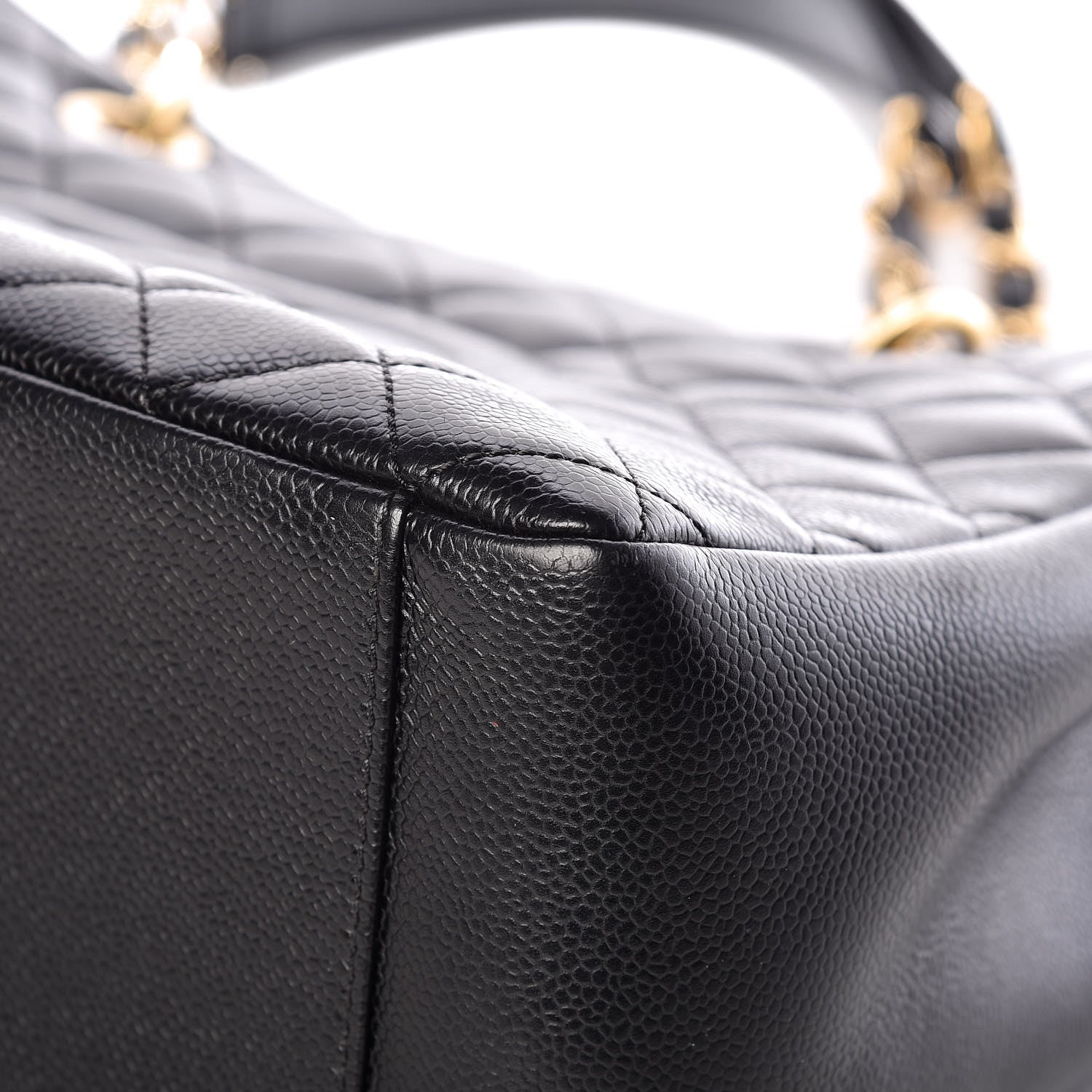 Chanel Caviar Quilted Grand Shopping Tote GST Black 9 of 13