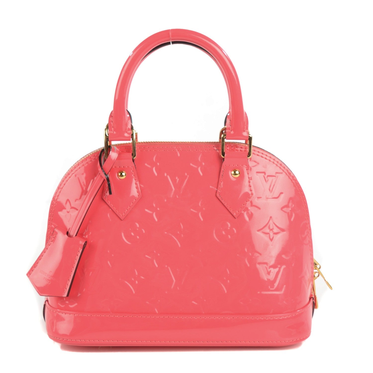 Louis Vuitton Vernis Alma BB Rose Litchi 1 of 8