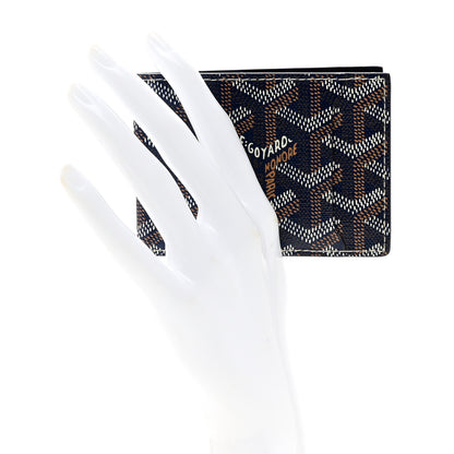 Goyard Goyardine Victoire Card Holder Insert Navy 2 of 6