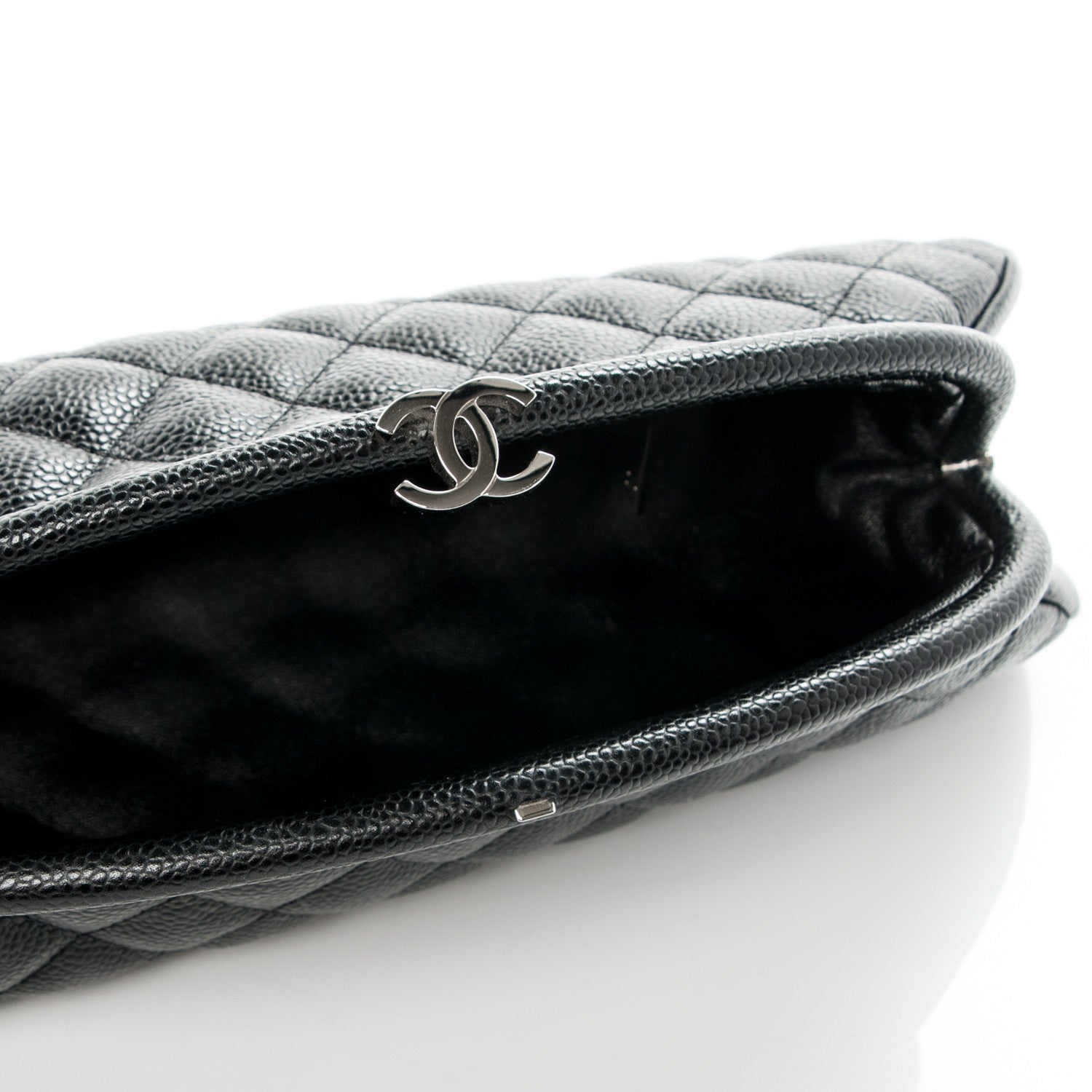 Chanel Caviar Quilted Timeless Clutch Black 5 of 7