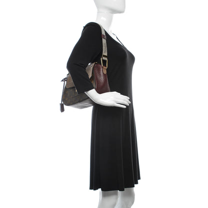 Louis Vuitton Ostrich Lizard Exotique Majestueux Shoulder Bag Bordeaux 2 of 9