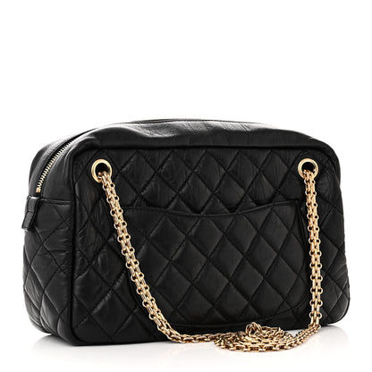 Chanel Aged Calfskin Quilted Medium Reissue Camera Case Black 2 of 10