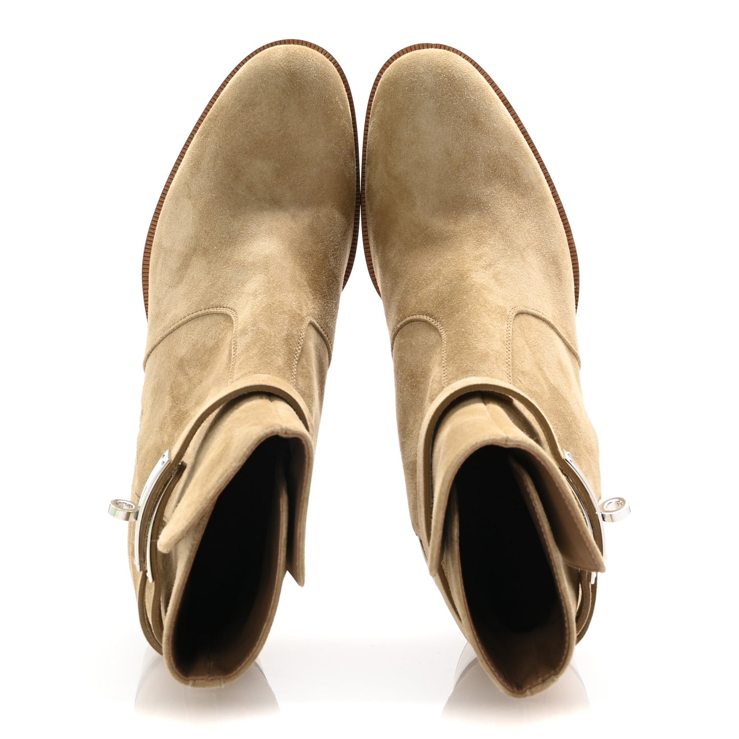 Suede Frenchie 50 Ankle Boots 36 Beige Gobi