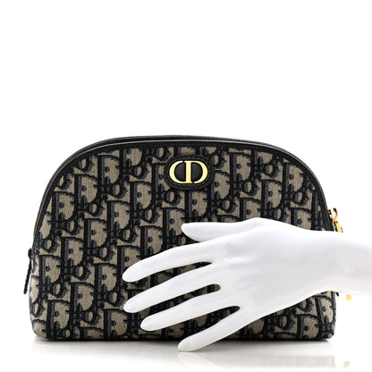 Christian Dior Oblique Montaigne 30 Pouch Blue 2 of 7