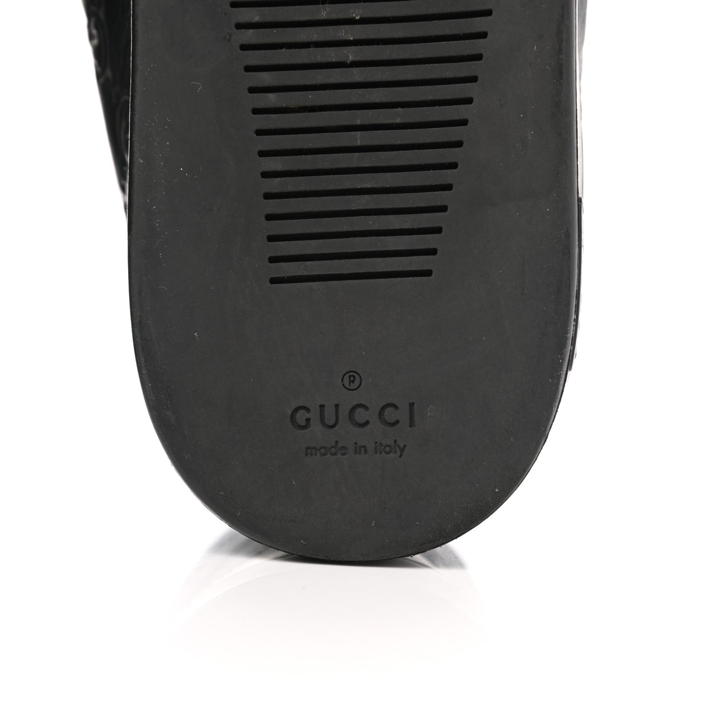 Guccissima Web High Top Sneakers 7 Black