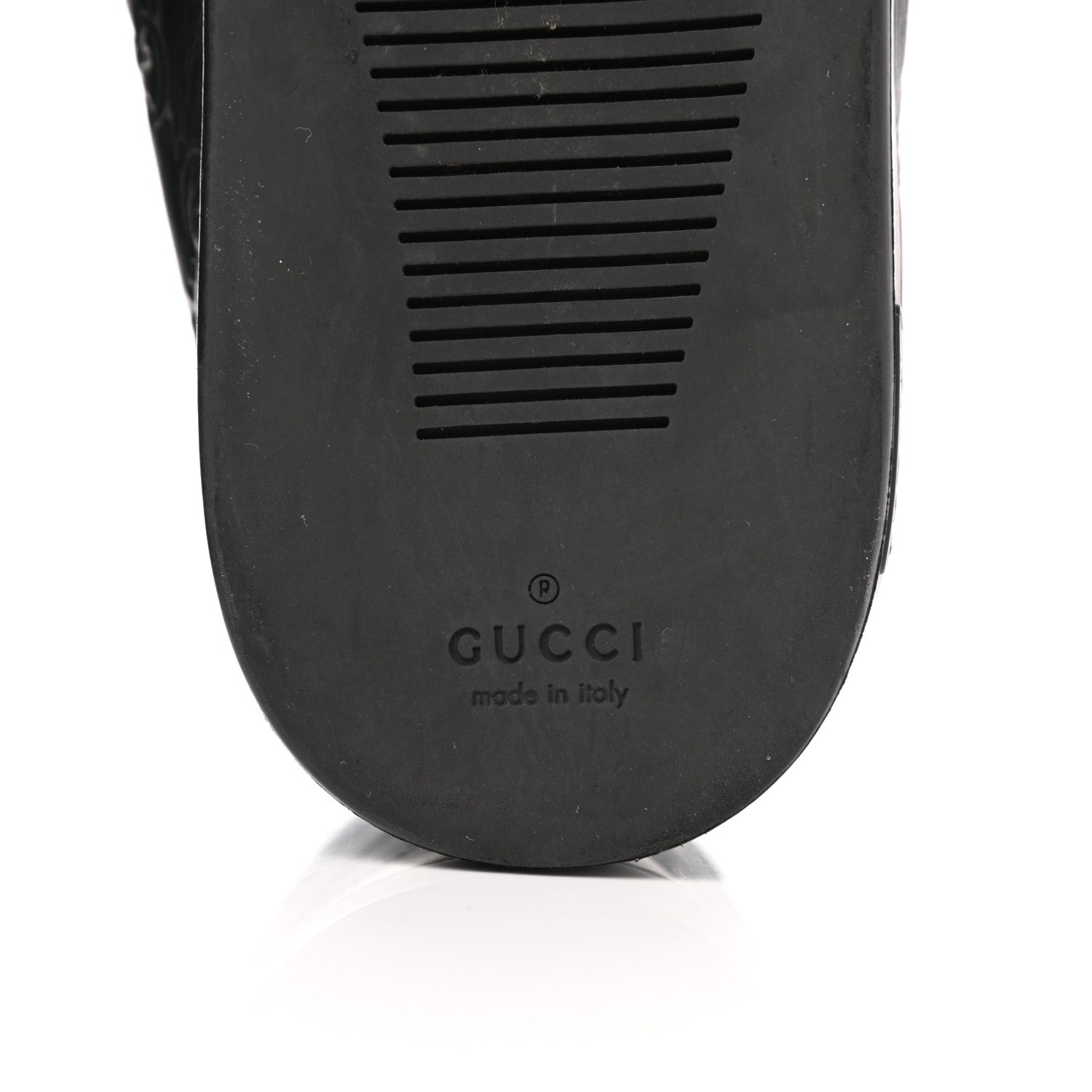 Gucci Guccissima Web High Top Sneakers 7 Black 6 of 8