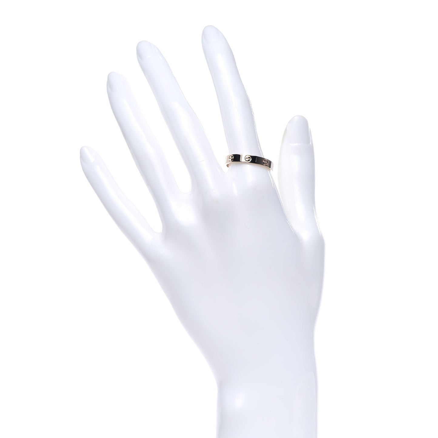 18K Pink Gold 3.5mm LOVE Wedding Band Ring 60 9