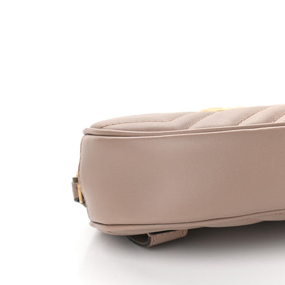 Gucci Calfskin Matelasse GG Marmont Belt Bag 85 34 Porcelain Rose 9 of 11