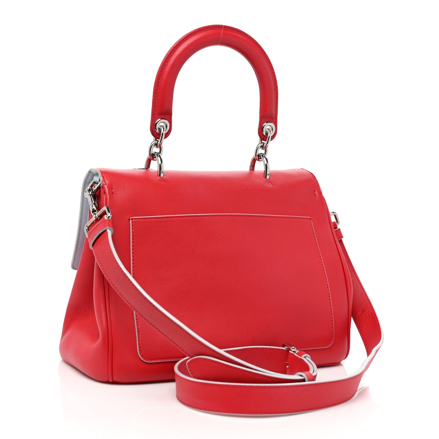 Christian Dior Smooth Calfskin Small Be Dior Flap Red 3 of 25